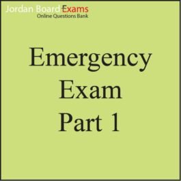 Emergency Medicine Exam Part 1