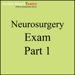 Neurosurgery Exam Part 1