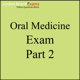 Oral Medicine Exam Part 2